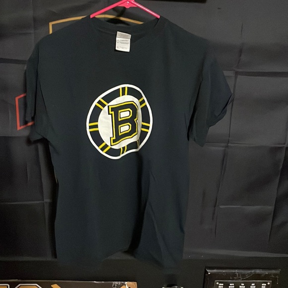 T-shirt pour femme avec logo principal des Bruins de Boston - Noir